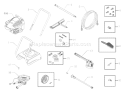 Part Location Diagram of 205015HGS Briggs and Stratton Wand Assembly.
